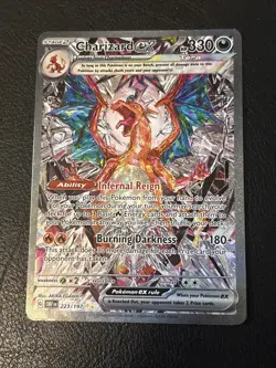 Pokemon TCG Charizard EX Obsidian Flames 223/197 HEAVY EDGE WEAR SEE PHOTOS - Image 1