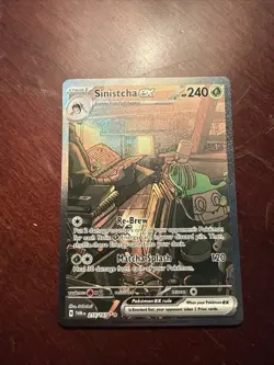 Pokemon TCG Sinistcha ex 210/167 Sv06 Twilight Masquerade SIR Holo 240 HP - Image 1