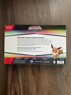 🔥 Pokemon Prismatic Evolutions Accessory Pouch Special Collection SEALED New - Image 2