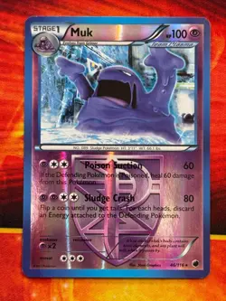 Muk (Team Plasma) 46/116 Reverse Holo Rare Pokemon Black & White Plasma Freeze - Image 1