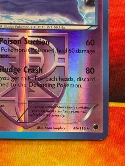 Muk (Team Plasma) 46/116 Reverse Holo Rare Pokemon Black & White Plasma Freeze - Image 5