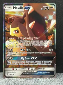 Mawile GX 141/236 GX Rare Unified Minds Pokemon Holo Lightly Played - Image 1