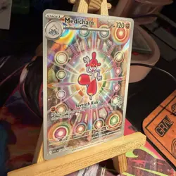 Medicham 241/217 Ascended Heroes Illustration Rare Holo Pokemon TCG MINT - Image 2