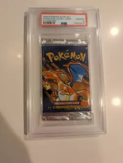 1999 Pokemon Base Set Shadowless Booster Pack Charizard Art PSA 10 GEM MINT WOTC - Image 2