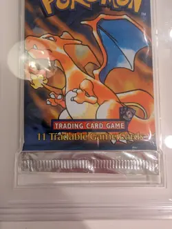 1999 Pokemon Base Set Shadowless Booster Pack Charizard Art PSA 10 GEM MINT WOTC - Image 5
