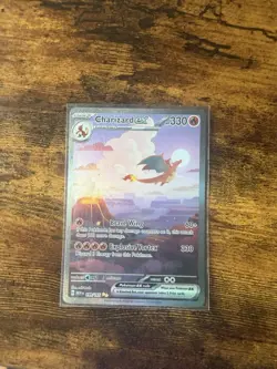 2023 Pokemon 151 Charizard Ex Special Illustration Rare 199/165 - Image 1