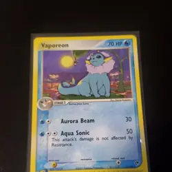 Vaporeon RARE 25/100 Aquapolis 2003 E-Reader Rare 70 HP - Image 1