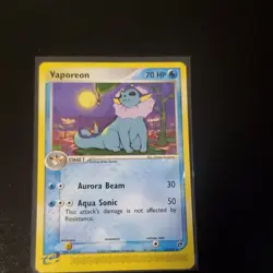 Vaporeon RARE 25/100 Aquapolis 2003 E-Reader Rare 70 HP - Image 3