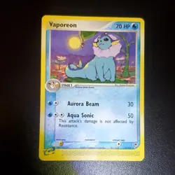 Vaporeon RARE 25/100 Aquapolis 2003 E-Reader Rare 70 HP - Image 4