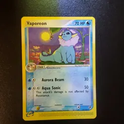 Vaporeon RARE 25/100 Aquapolis 2003 E-Reader Rare 70 HP - Image 5