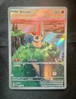 Pokemon TCG Victini 208 Full Art Black Star Promo - NM/NM+ w/ **FREE SHIPPING** - Image 1