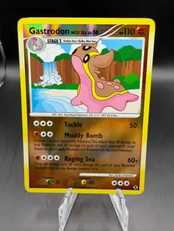 TCG POKEMON GASTRODON WEST SEA LV. 50 HOLO 22/111 RISING RIVALS - Image 1