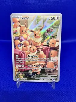 Pokemon Eevee Holo TCG Card 188/167 Sv06 Twilight Masquerade - Image 1