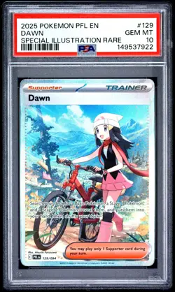 Pokemon Dawn Phantasmal Flames Special Illustration Rare #129 PSA 10 Gem Mint - Image 1