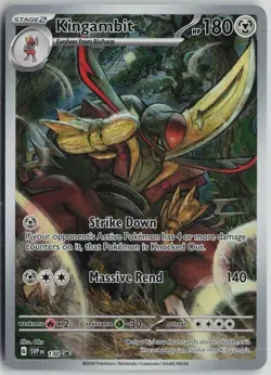 NM Kingambit 130 Holo Promo Scarlet & Violet Promo Pokemon - Image 1