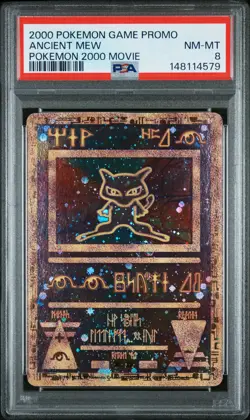 2000 POKEMON GAME MOVIE POKEMON 2000 MOVIE ANCIENT MEW PSA 8 - Image 1