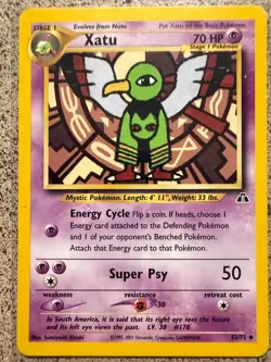 XATU 52/75 UC NEO DISCOVERY POKEMON UNLIMITED NM/M - Image 1