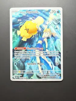 2025 POKEMON DRI EN-DESTINED RIVALS ILLUSTRATION RARE #193 MISTY'S PSYDUCK - Image 1