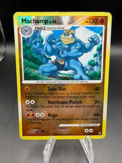 TCG POKEMON MACHAMP LV. 62 HOLO 20/100 STORMFRONT - Image 1