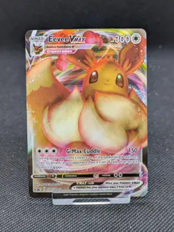 Eevee VMax SWSH087 Sword & Shield Full Art Ultra Rare Promo Pokemon Card * New * - Image 1