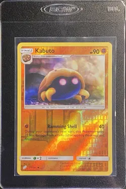 Kabuto Reverse Holo Uncommon 77/181 Pokemon TCG Sun & Moon Team Up NM Free Ship - Image 3