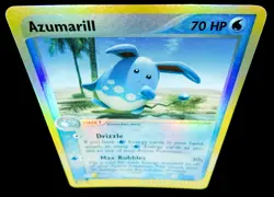 Pokemon Card TCG EX Sandstorm Azumarill 30/100 Reverse Holo 2003 NM - Image 2
