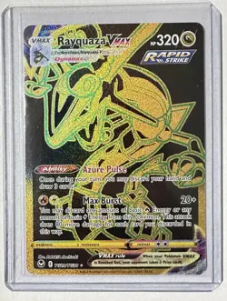 💥 Pokemon TCG Card Rayquaza VMAX TG29/TG30 Silver Tempest Holo Secret Rare 2022 - Image 1