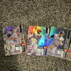 MLB Showdown Wizards 2002 Mixed Card Lot 23 including rare Jason Giambi - Image 2