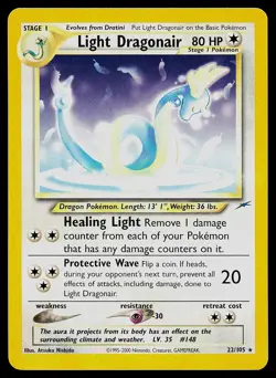 Pokemon Card - Light Dragonair Neo Destiny 22/105 Rare - Image 1