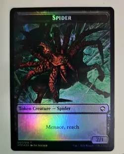 Spider Angel Double-Sided Token Adventures in the Forgotten Realms Foil - Image 1