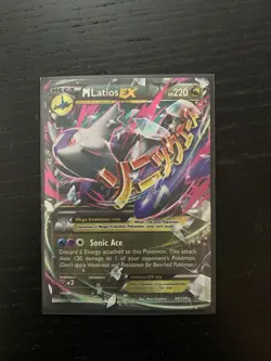 Pokemon TCG Mega M Latios EX Holo Ultra Rare Card Roaring Skies 59/108 - Image 1