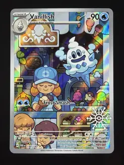 Pokemon Miscellaneous Cards & Products #190/182 Holo Vanillish - Image 1