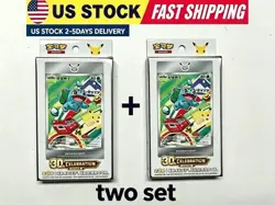 [US STOCK]Pokemon S-Chinese 30th Anniv First Partner Holo Card 2 Boxed Bundle - Image 1
