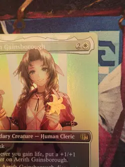 MTG - Aerith Gainsborough Borderless FOIL - Final Fantasy NM - Image 4