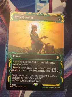MTG Crop Rotation FOIL - Secrets Of Strixhaven Mystical Archive NM - Image 1
