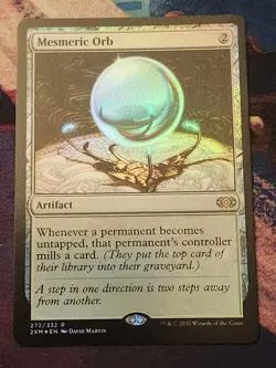 MTG Double Masters - Mesmeric Orb - FOIL NM - Image 1