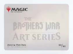 Forest Art Series 53/81 ~ The Brothers War Magic MTG - Image 2