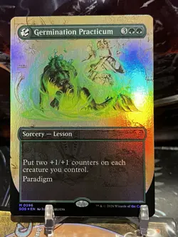 MTG | Germination Practicum (0296 - Borderless) ✨FOIL✨ [SOS] - Image 1