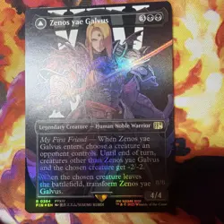 MTG Magic the Gathering FOIL Zenos yae Galvus Borderless FIN! - Image 1