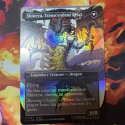 MTG Magic the Gathering FOIL Zenos yae Galvus Borderless FIN! - Image 2