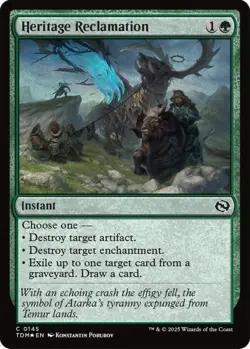MTG Heritage Reclamation TDM C Instant *Foil* NM - Image 1