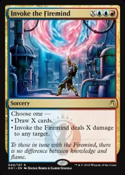 Invoke the Firemind NM, English MTG Guilds of Ravnica: Guild Kits - Image 1