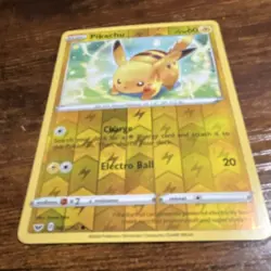 Pokemon TCG Pikachu 065/202 Reverse Holo 60 HP Basic English - Image 2