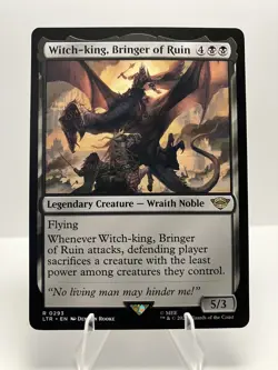 Witch-king, Bringer of Ruin 0293 - Rare - LOTR: Tales of Middle Earth - Image 1