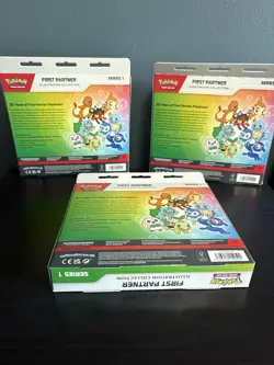 Pokemon TCG First Partner Series 1 Promo Box Lot of 3 - Image 2
