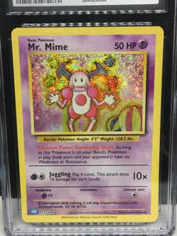 CGC 10 Mr. Mime Pokemon TCG Classic 013/034 Holo 2023 Classic Collection - Image 2