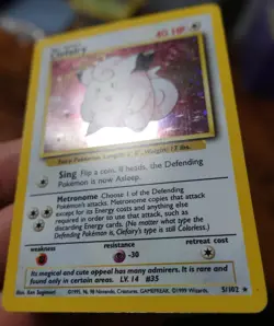 Clefairy 5/102 Unlimited Base Set Holo Rare Pokemon Card LP - Image 5