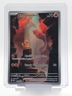 CHARMANDER 2023 POKEMON S & V 151 ILLUSTRATION RARE #168/165 Q0883 - Image 1