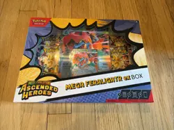 Pokemon TCG Ascended Heroes, Mega Emboar Ex Collection Box New Sealed - Image 1