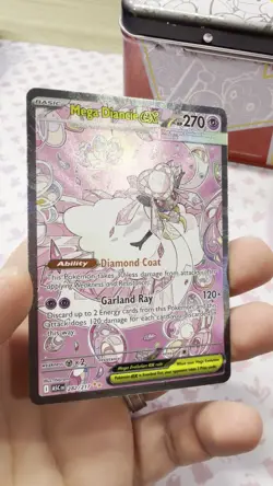 Pokemon Ascended Heroes #282/217 Mega Diancie Special Illustration Rare ex NM - Image 2